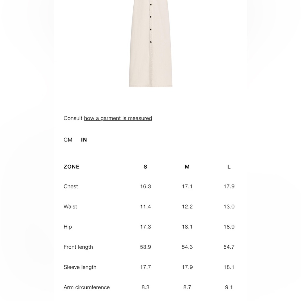 Zara Cream Midi Dress with Belt - Picture 10 of 11